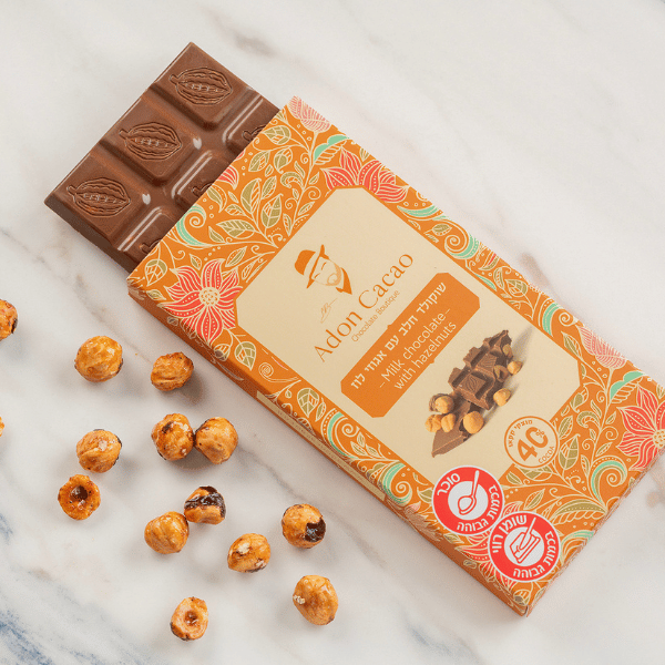 שוקולד חלב אגוזי לוז