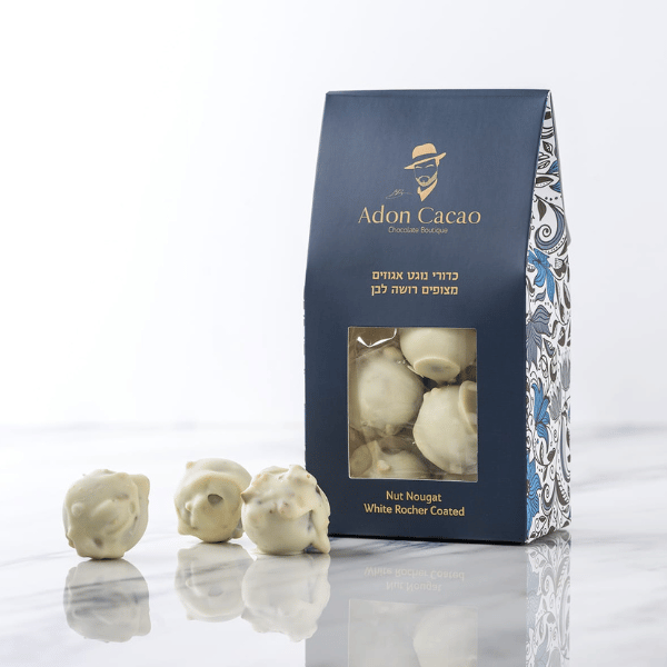 כדורי נוגט מצופים רושה לבן