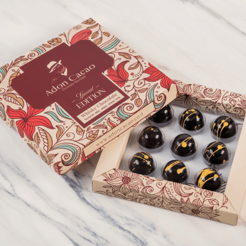 מארז 9 פרלינים וויסקי